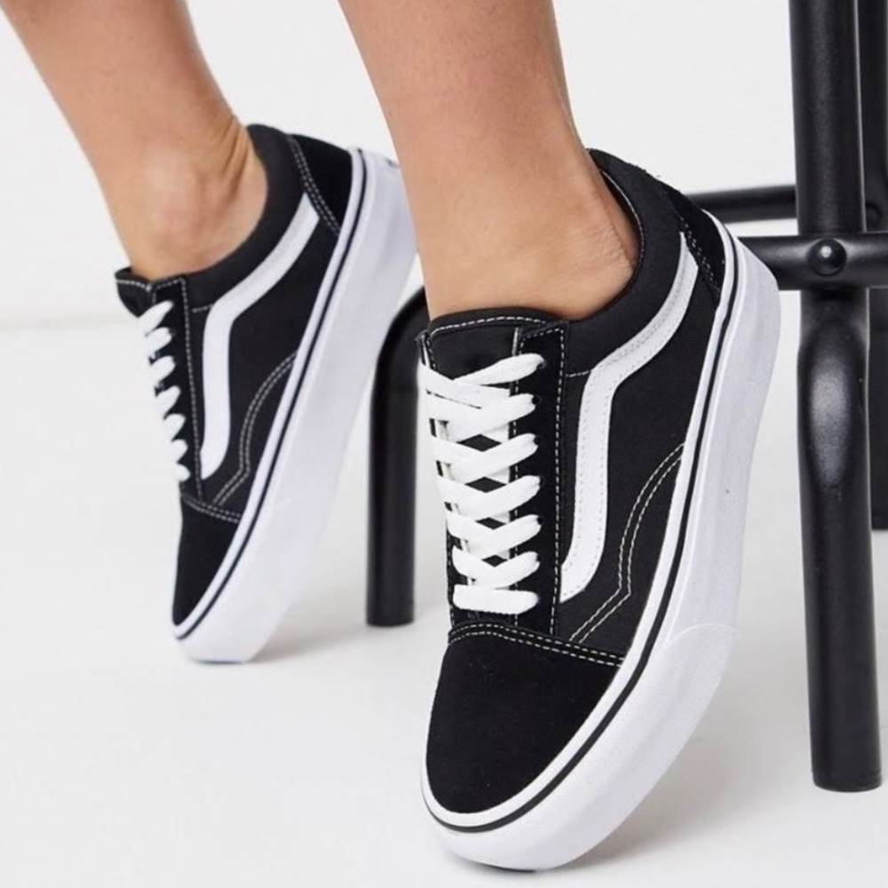 Vans•Old Skool Platform Sneakers•Size 6.5